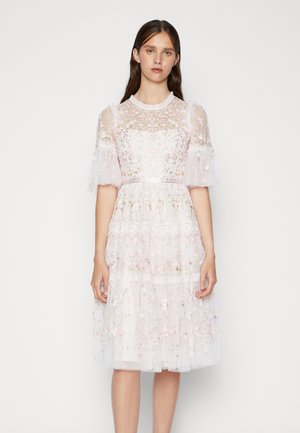 ARAMINTA ROUND NECK MIDI DRESS - Cocktail dress / Party dress - powder pink/pink multi