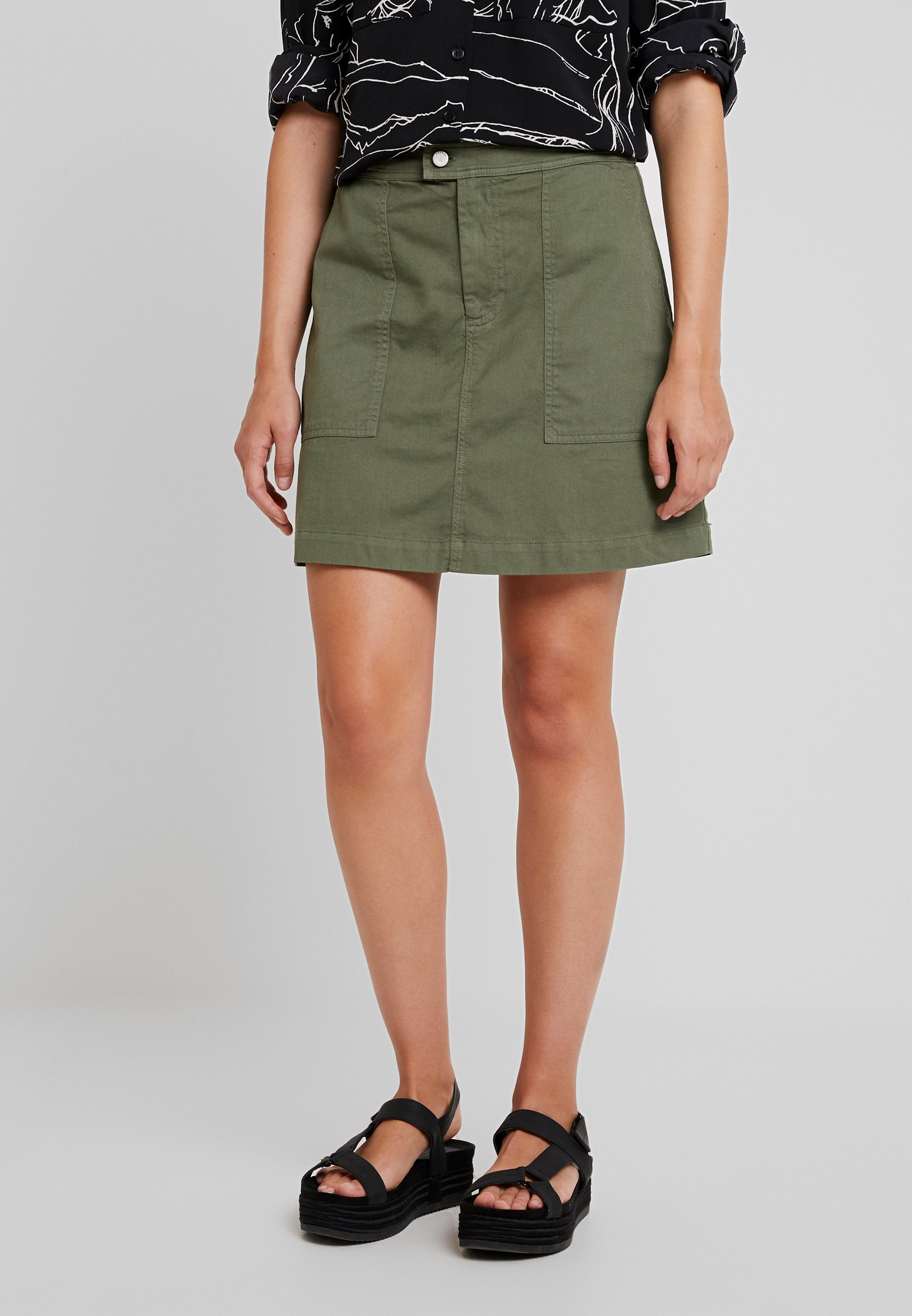 Banana Utility Republic Trapèze Surplus Skirt FlightJupe Jacket Mini HW9IYeED2