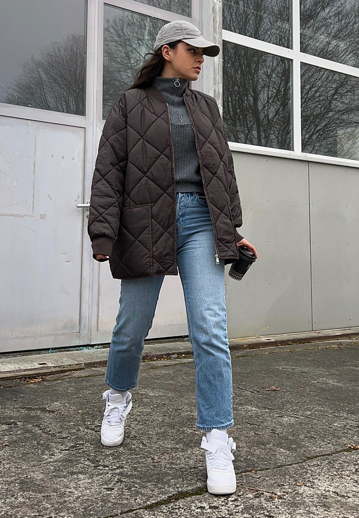 giacca marrone donna