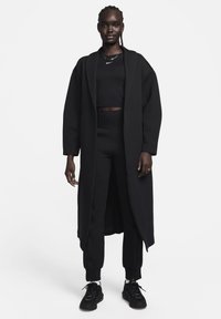 Nike Sportswear TCH FLC OS DUSTER - Klasisks mētelis - black