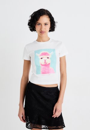 ONLPENNY ANIMAL BOX  - Print T-shirt - bright white