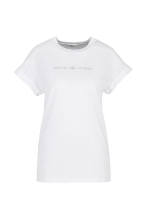 T-shirt print - white