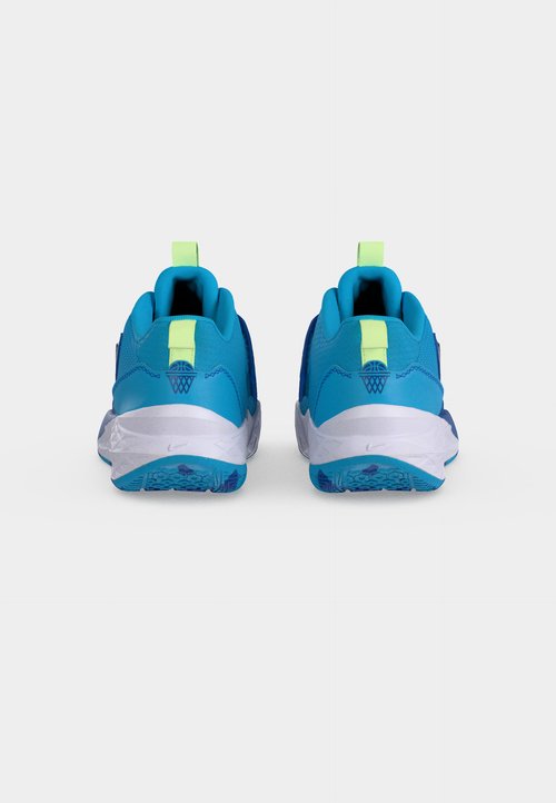 Nike TEAM HUSTLE UNISEX - Basketball shoes - current blue/barely volt/game royal/barely grape — foto 4