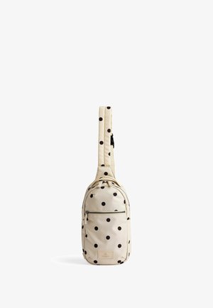 Markberg, SLING - Taška cez plece - polka dot creme