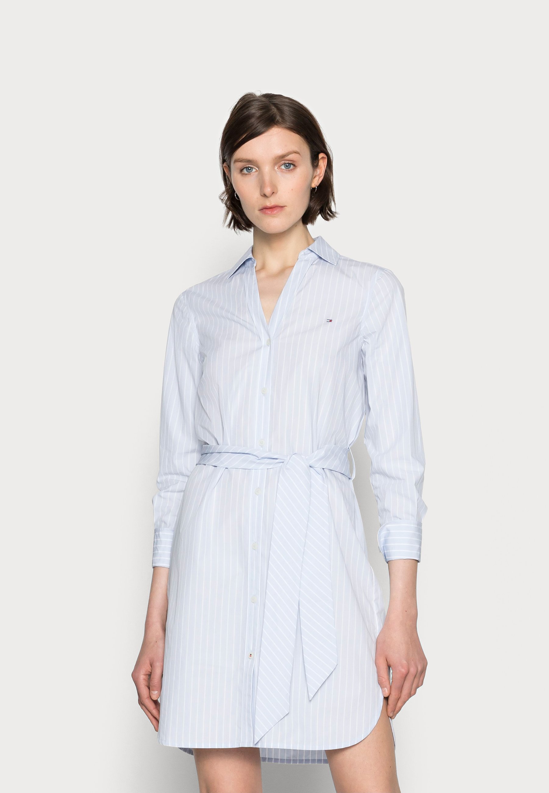 Tommy Hilfiger MONICA KNEE SHIRT - Blusenkleid - blue/hellblau Zalando.de