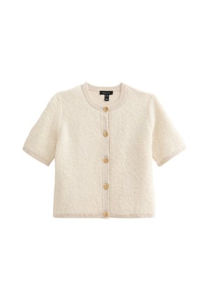 New Look BOUCLÉ SHORT SLEEVED  - Vest - cream