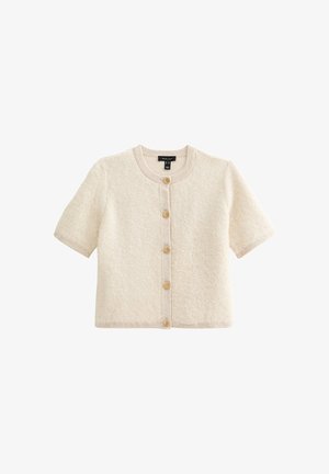 New Look BOUCLÉ SHORT SLEEVED - Vest - cream