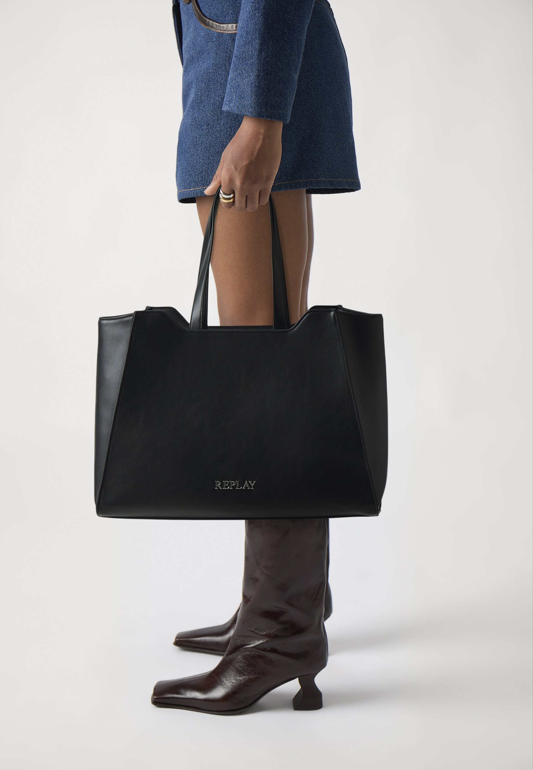 Replay Tote bag - black - Zalando.co.uk