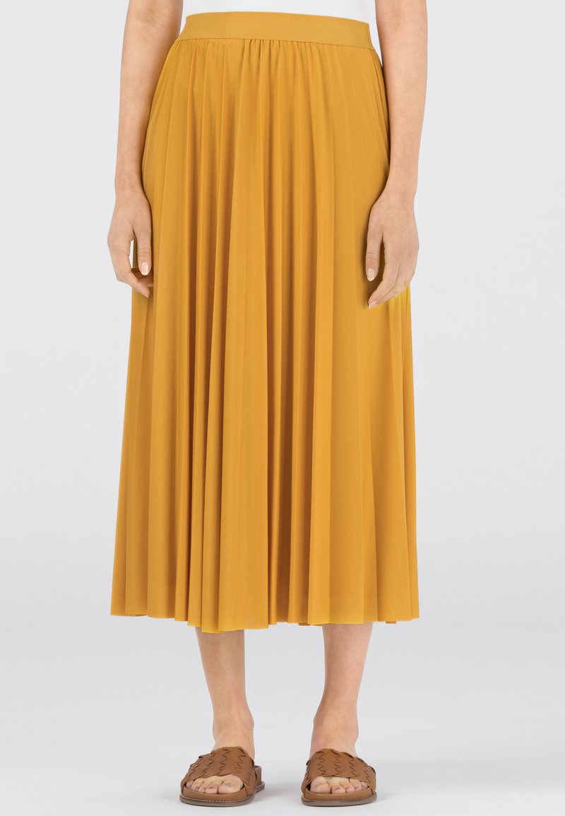 Damen Jeansröcke | HALLHUBER WADENLANGERA-Linien-Rockmango/gelb - ZA69884 Damen Jeansröcke | HALLHUBER WADENLANGERA-Linien-Rockmango/gelb - ZA69884