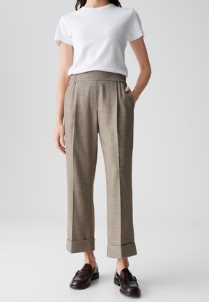 MID RISE RELAXED FIT GERADER  - Broek - cocoa