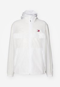Tommy Jeans TECH GLOSS CHICAGO UNISEX - Sommerjakke - white