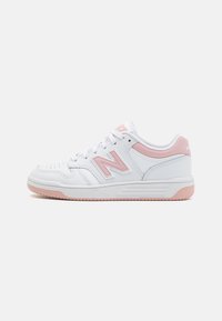 New Balance - 480 UNISEX - Sneakers - white/pink Miniatyrbild 1