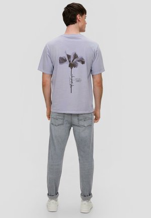T-shirt imprimé - flieder