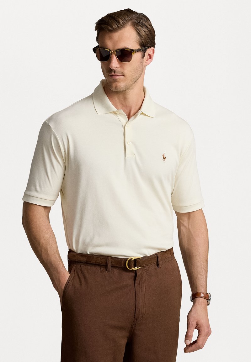 Polo Ralph Lauren Big & Tall SOFT COTTON POLO SHIRT - Polotričko - parchment cream