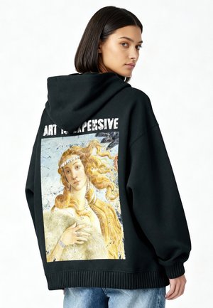 ART IS EXPENSIVE VENUS UNISEX - Kapuzenpullover - black