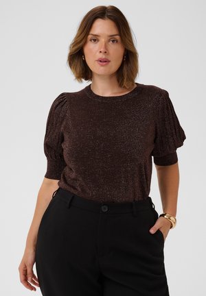 Kaffe Curve, KCREGITTA PLEAT - T-shirt imprimé - coffee bean