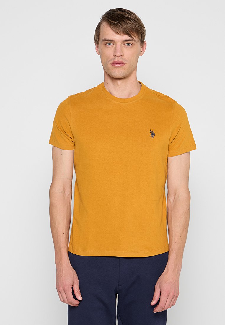 U.S. Polo Assn. T-shirt basic mosterdgeel
