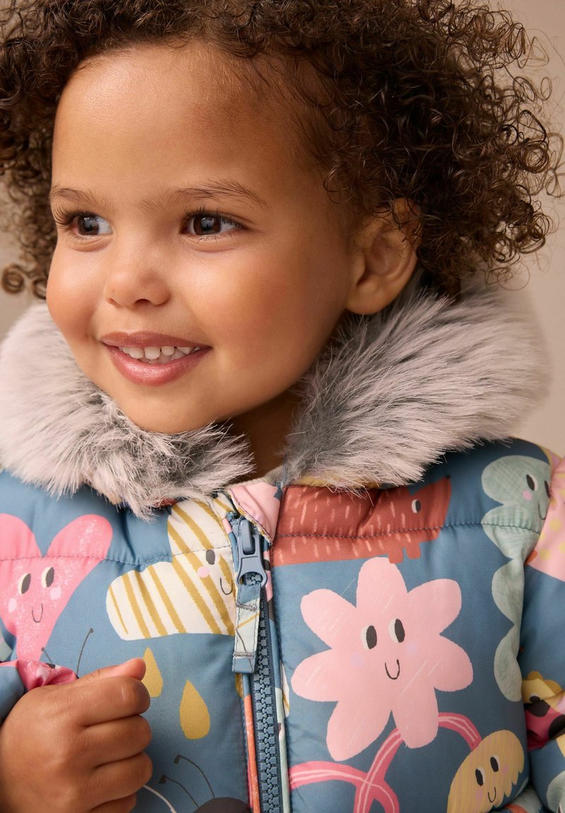 Tuta Da Neve Impermeabile Stampata NEXT - Per Bambina, Colori Vivaci, Lavabile