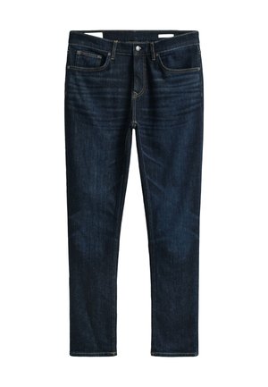 GANT, GANT SLIM FIT JEANS - Slim fit jeans - dark blue broken in
