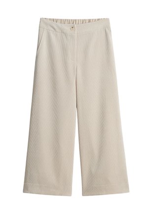 OPUS HIGH RISE CROPPED WIDE FIT, GERADER  - Trousers - natural glaze