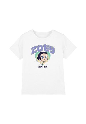 KPOP DEMON HUNTERS - HUNTRIX ZOEY COLLEGIC - Print T-shirt - white