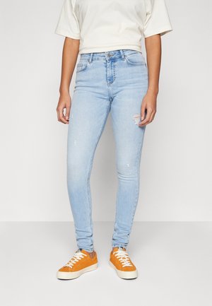 Vaqueros pitillo - light-blue denim