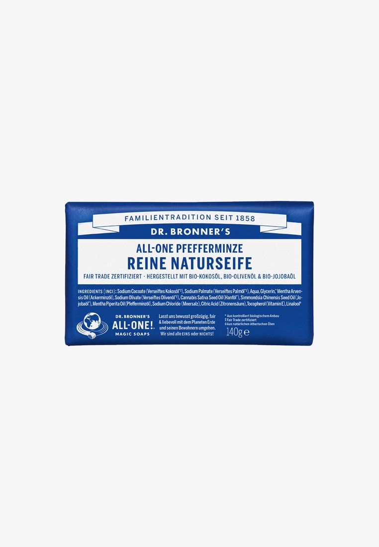 Dr. Bronner´s PURE NATURAL SOAP 140G - Fast tvål - pfefferminze