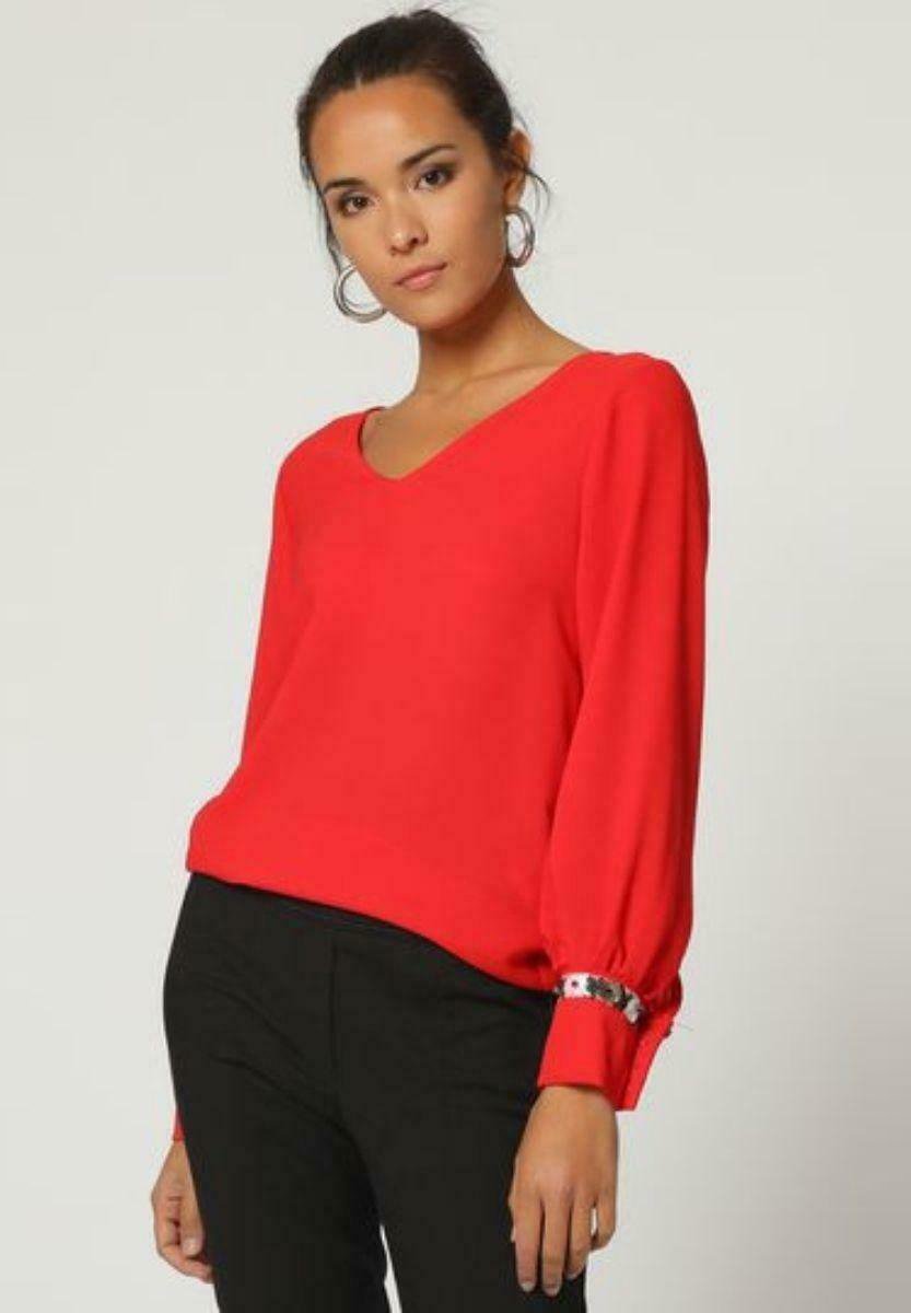 blusas para mujer rojas