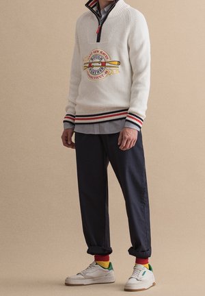 Striktrøje - off-white