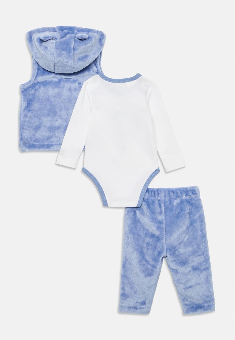 Guess BABY HOODED SET UNISEX Pantalones deportivos lilac blue