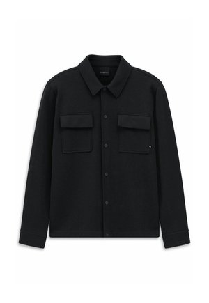 MIT DRUCKKNÖPFEN - Hemd - marine