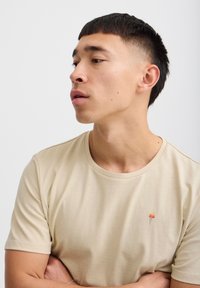 Blend BHTEE 3 PACK - Tricou basic - oystergraytoffeeblack