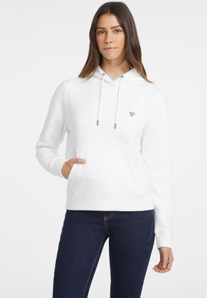 Guess MINI PATCH - Kapuzenpullover - weiß