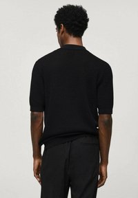 Mango ZORZAL - Polo majica - black
