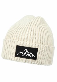 Neverless MIT PATCH BERGE MOUNTAIN MIT UMSCHLAG  - Beanie - beige