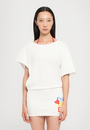 BREEZY DRESS - Jersey dress - white