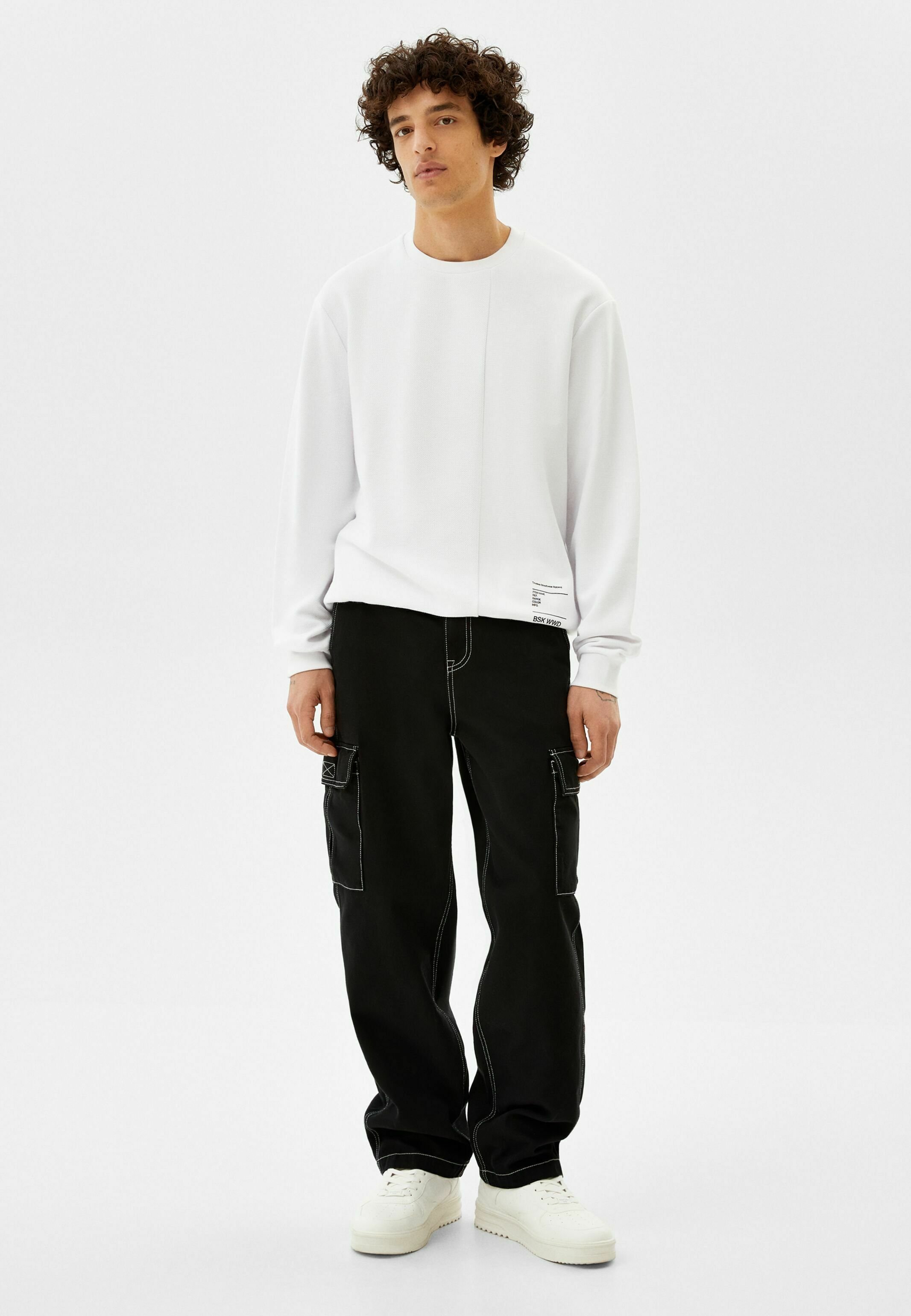 Bershka UTILITY - Pantaloni cargo - black/nero - Zalando.it