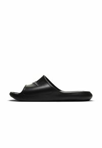 VICTORI SLIDE - Badesandale - black/white-black