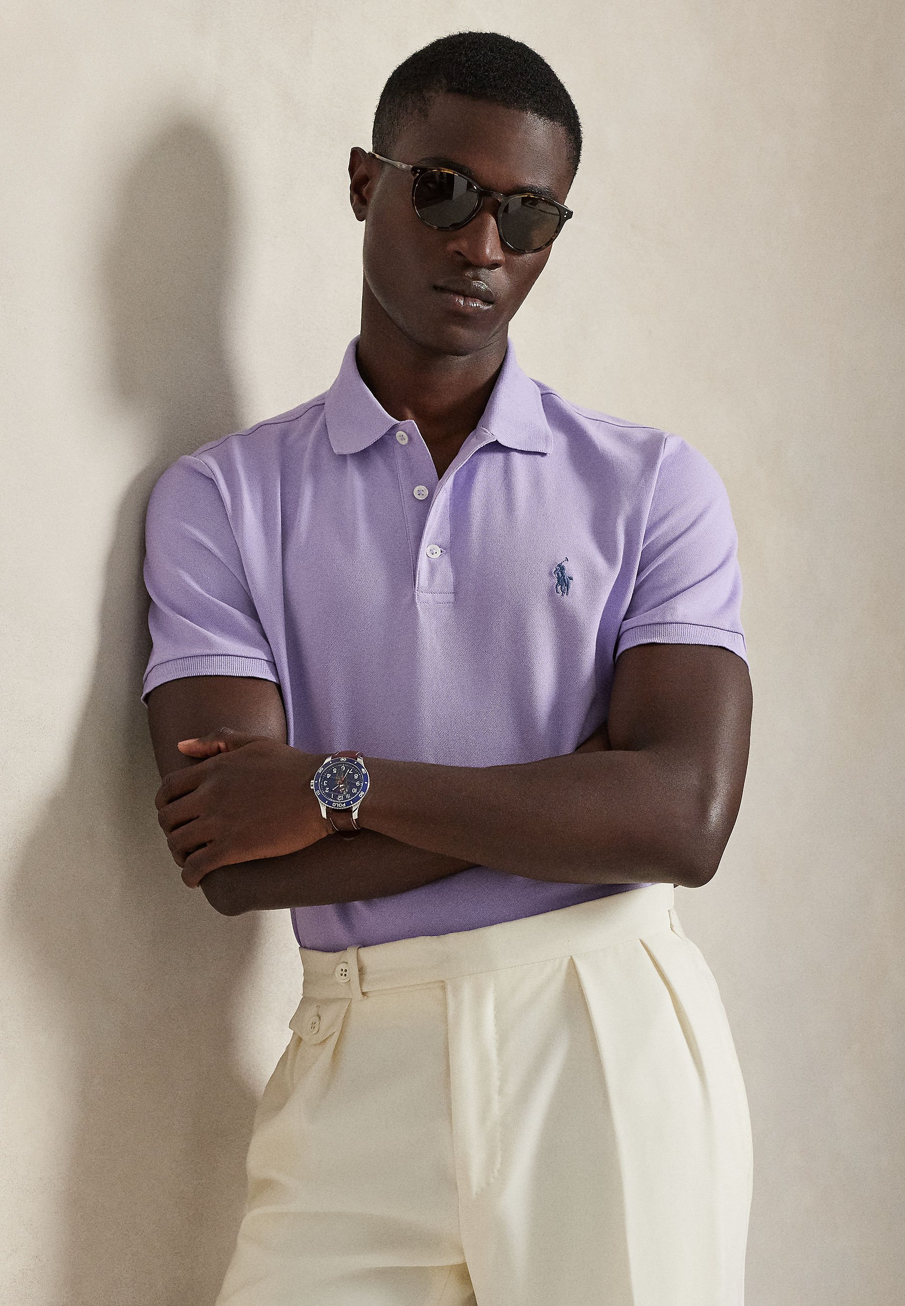 トップス Polo Ralph Lauren Slim Fit Polo Shirt Polo Ralph Lauren CUSTOM SLIM FIT STRETCH MESH POLO SHIRT - Polo