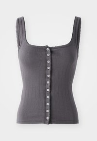 END GAME POINTELLE TANK - Topper - volcanic glass