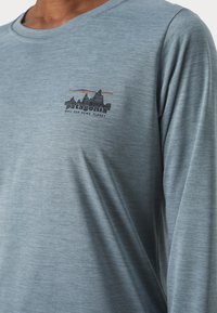 Patagonia DAILY GRAPHIC - Hosszú ujjú felső - light plume/grey