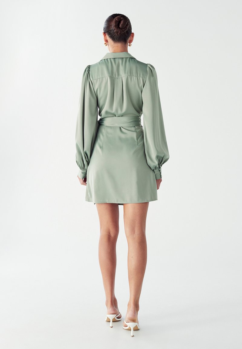 WILLA PEARL WRAP - Cocktail dress / Party dress - sage green/green -  Zalando.ie