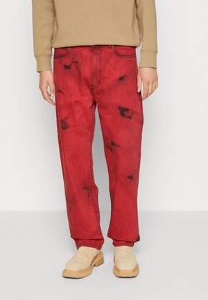Straight leg jeans - coloured denim