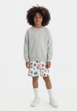 Friboo UNISEX - Shorts - off white/blue/grey