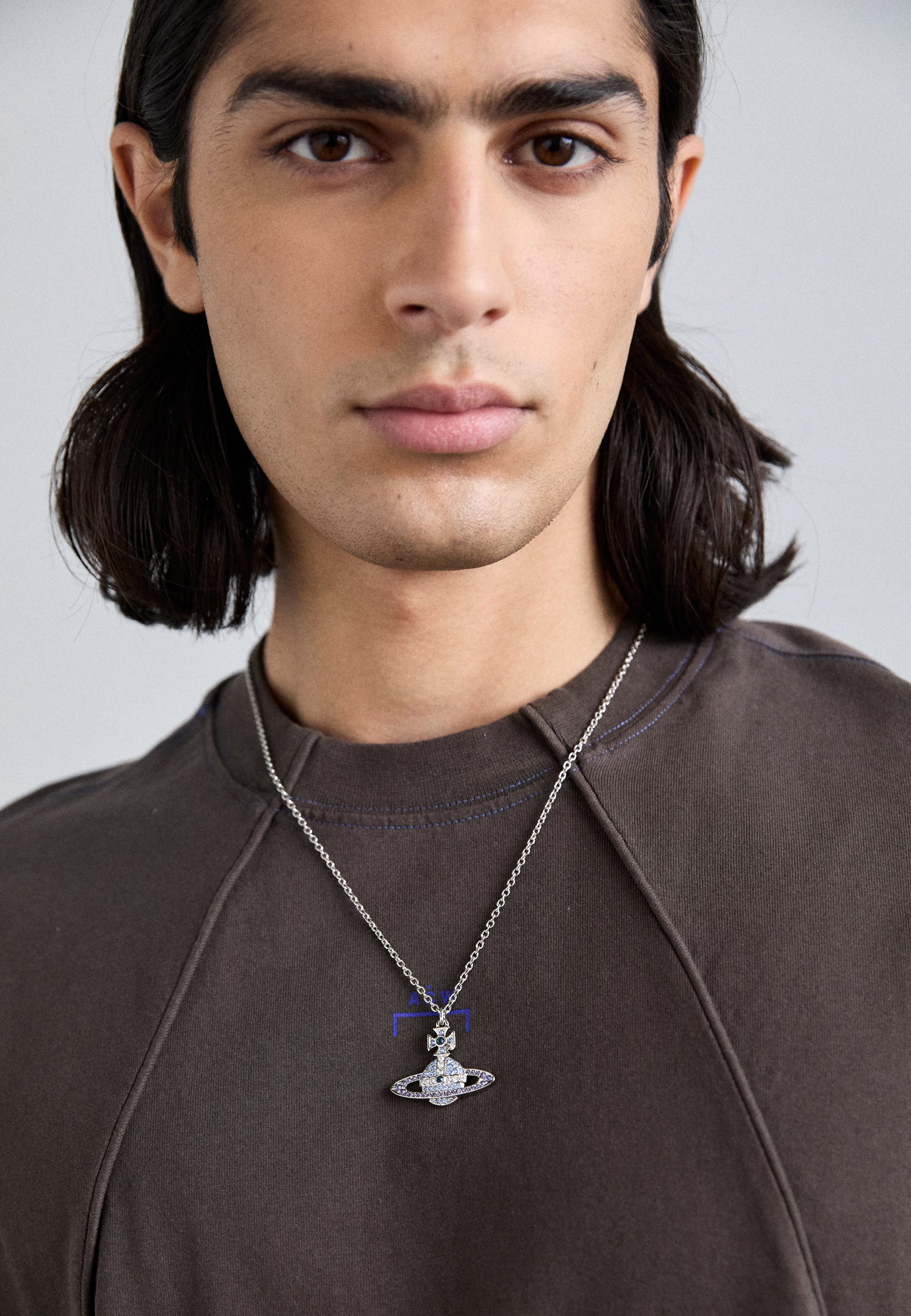 Vivienne Westwood KIKA PENDANT - Necklace - silver-coloured 