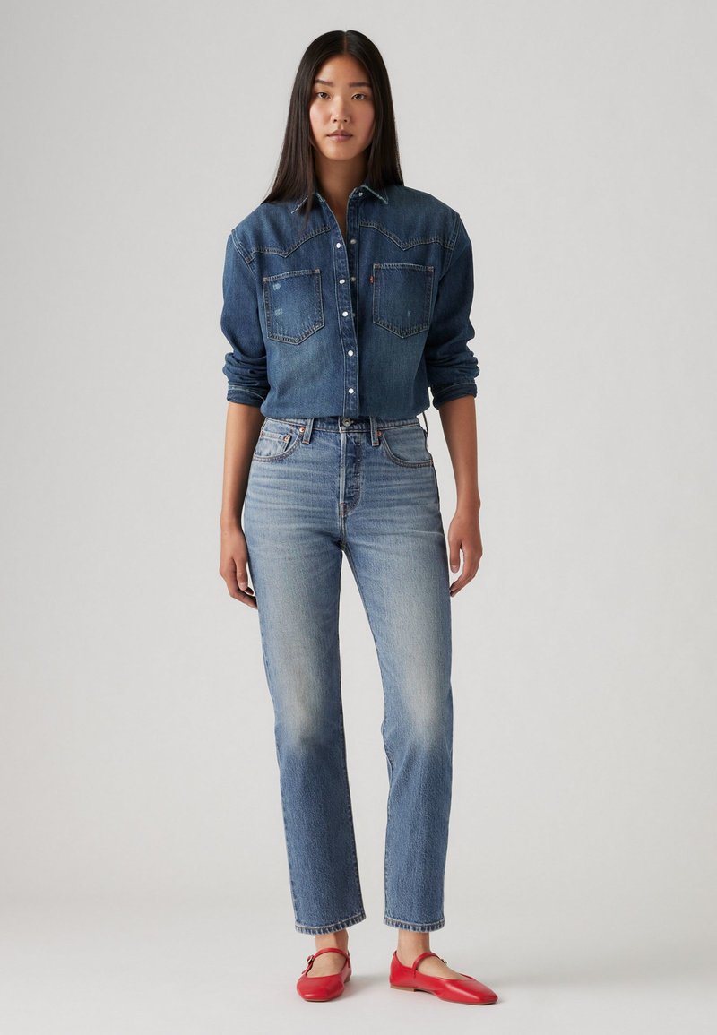 Levi's® 501® CROP Jean droit blue denim/denim bleu