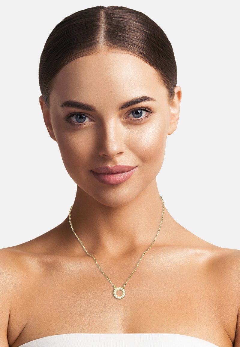 Sofia Milani CIRCLE FLOWER - Collier - gold coloured
