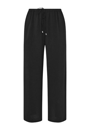 Evans, PLUS SIZE WIDE LEG TROUSERS - Pantaloni - black