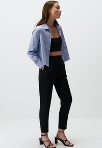 Jimmy Key HIGH WAIST POCKET  - Broek - black