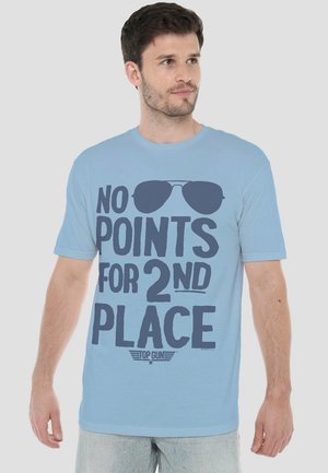 TOP GUN THE SLIDER - T-Shirt print - light blue